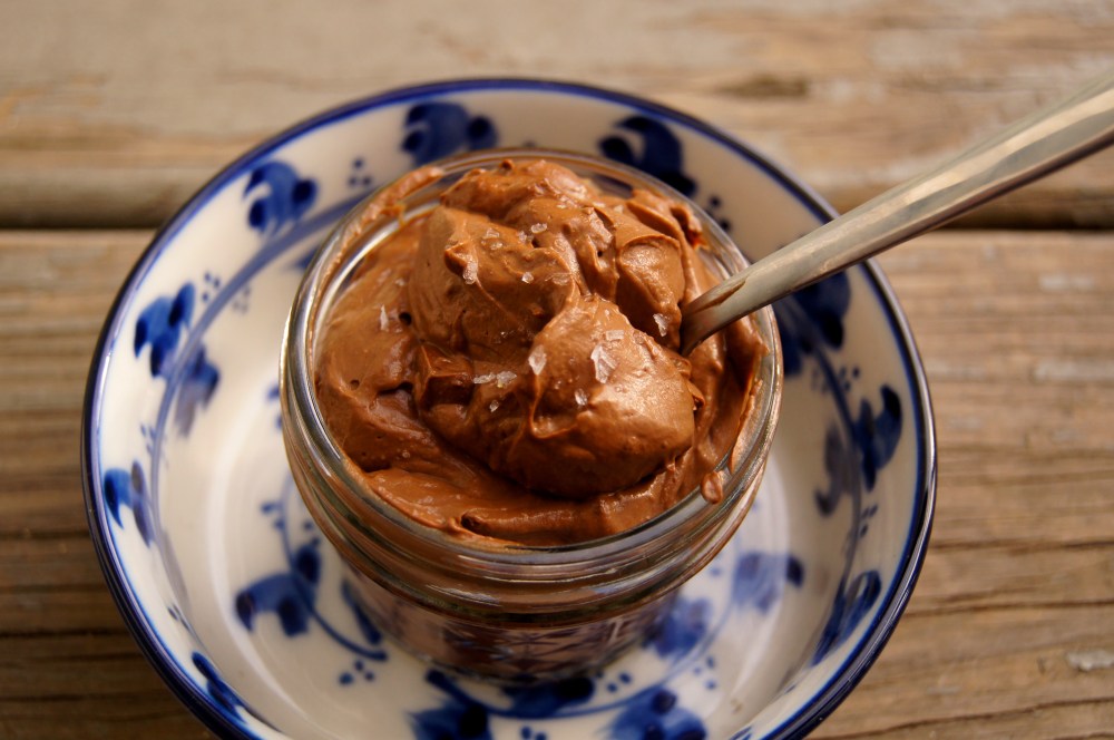 chocolate-avocado mousse