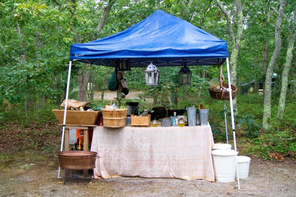 the camping kitchen
