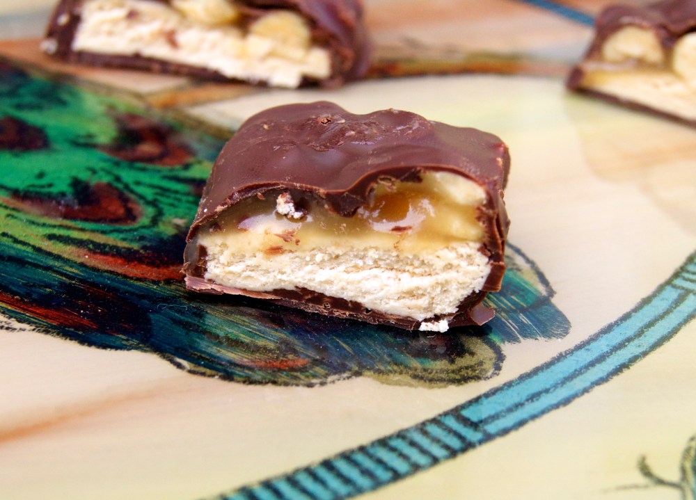 homemade snickers