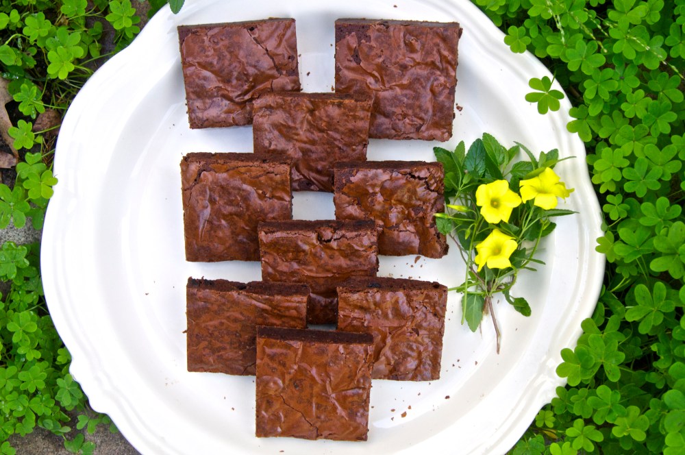 yummy yummy brownies.