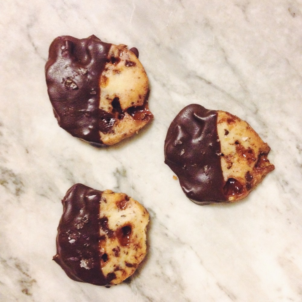 Toffee Shortbread Cookies